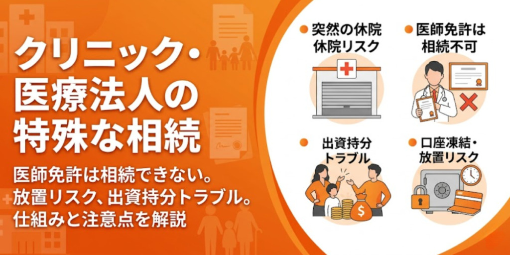 クリニック・医療法人の相続