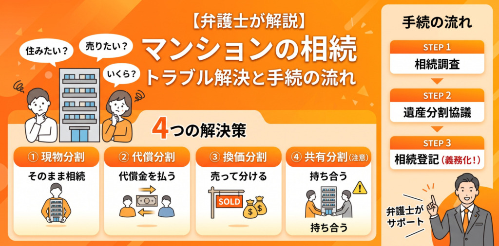 マンション相続の注意点を弁護士が解説!