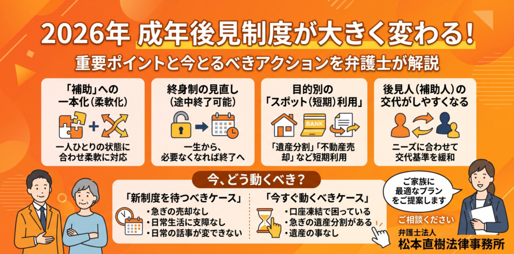 成年後見制度 改正